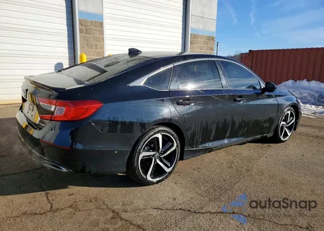 2021 Honda Accord Sport из США, поврежденный, VIN 1HGCV1F33MA020413